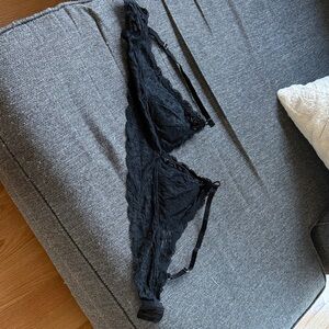 Aerie Black Lace Bralette